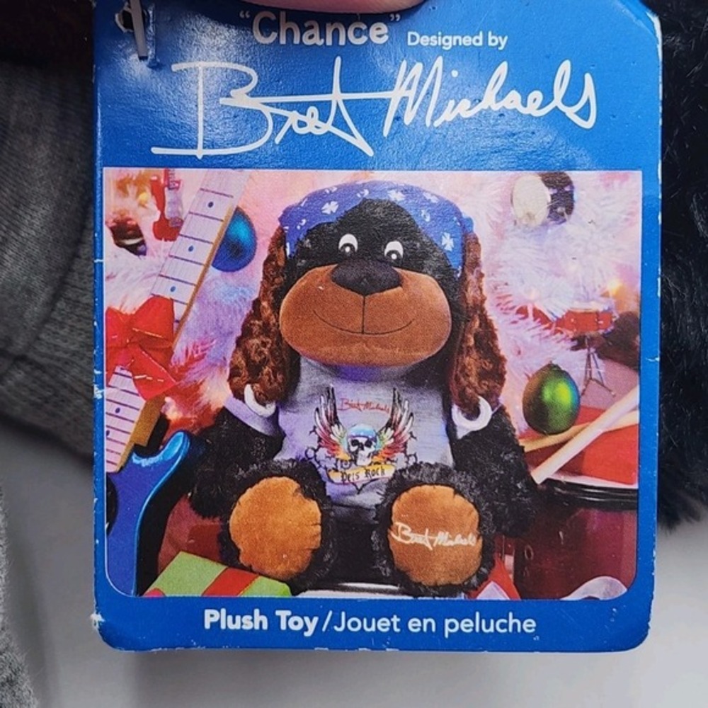 Pet Smart Luv a Pet Chance Plush Dog by Bret Michaels Rocker Stuffed Animal 2012 - Picture 11 of 12